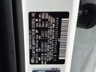 2016 Kia Sorento FWD 4dr 2.4L LX