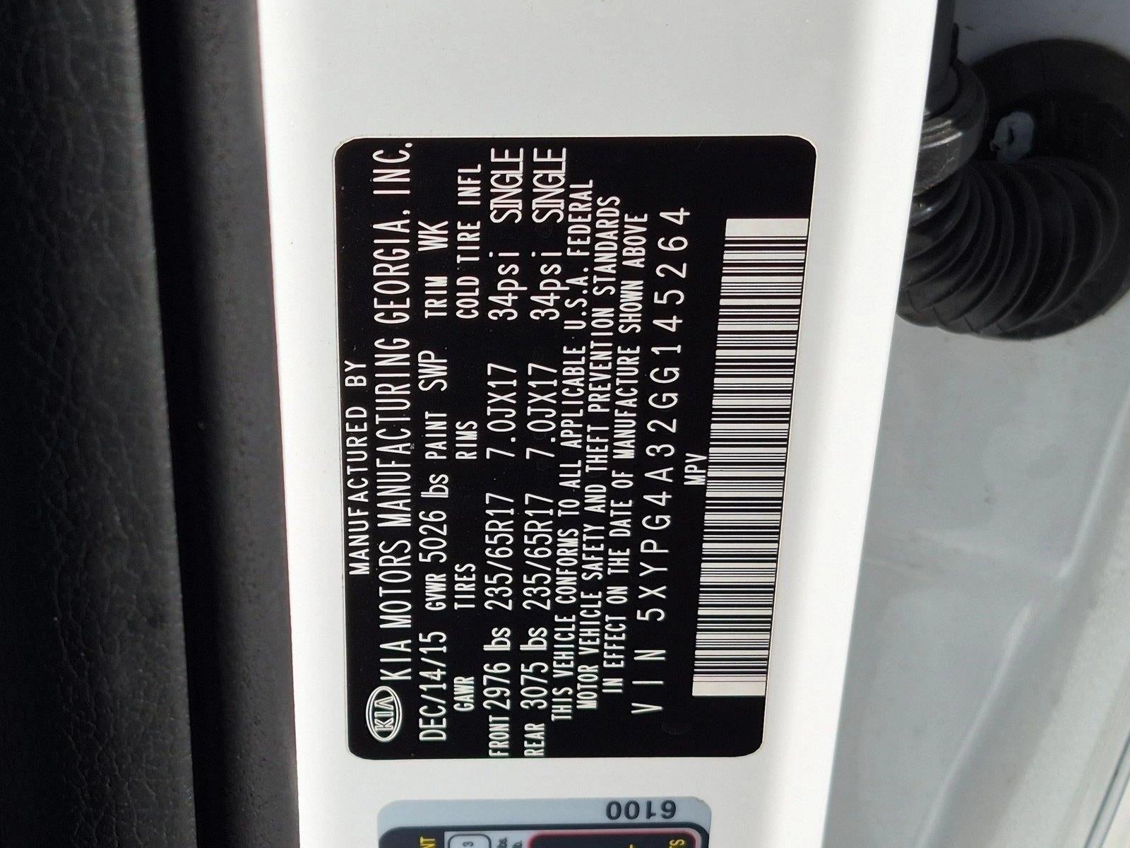 2016 Kia Sorento FWD 4dr 2.4L LX