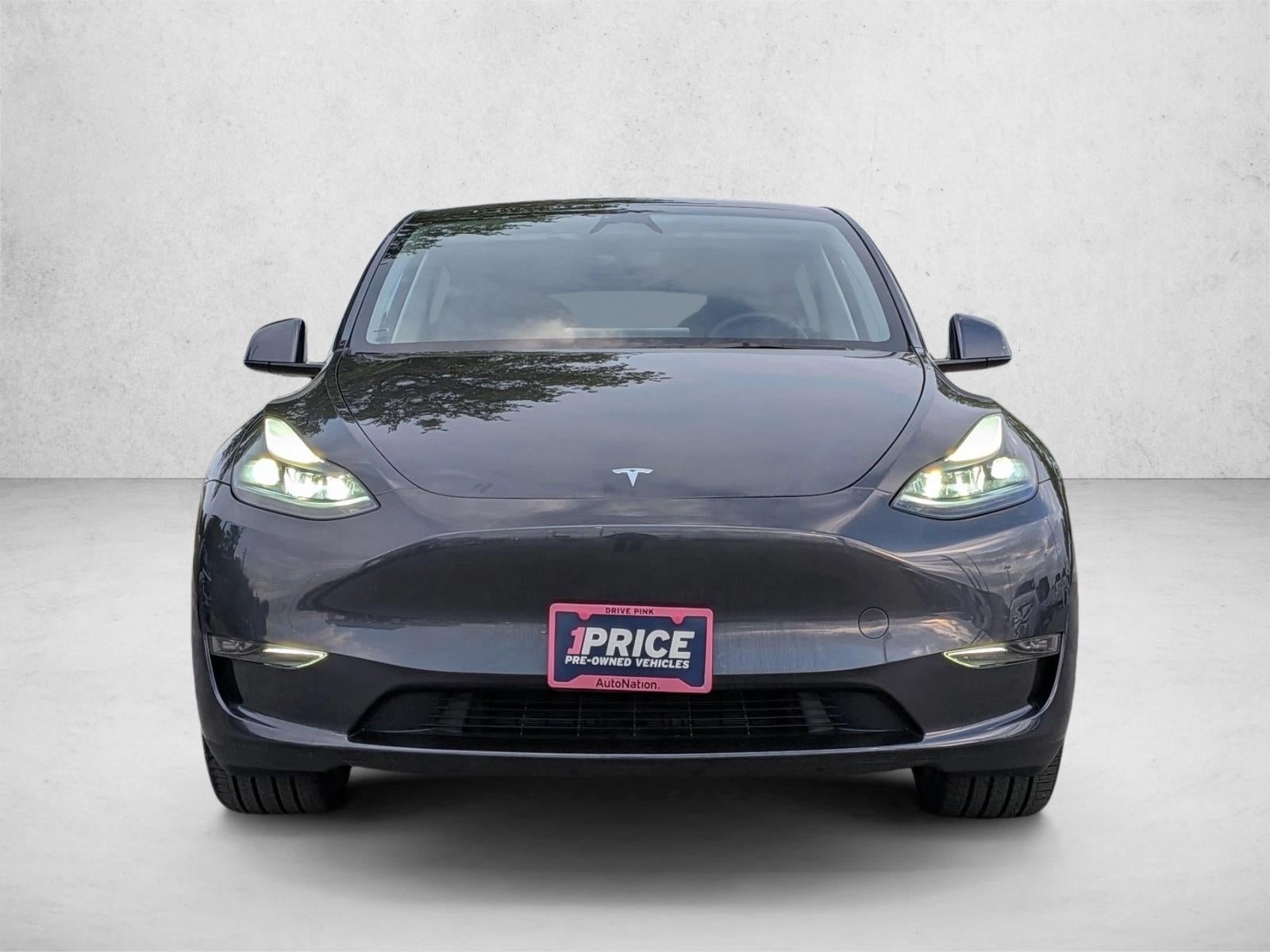 Used 2025 Tesla Model Y Long Range with VIN 7SAYGDEE3SA364198 for sale in Austin, TX