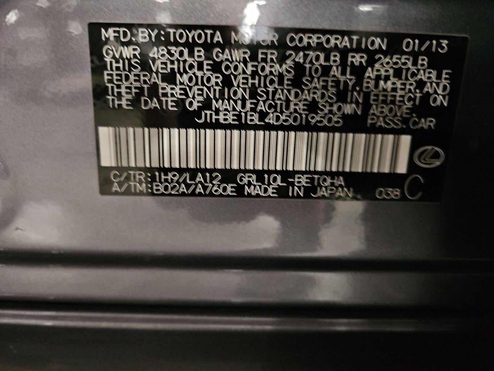 2013 Lexus GS 350 4dr Sdn RWD