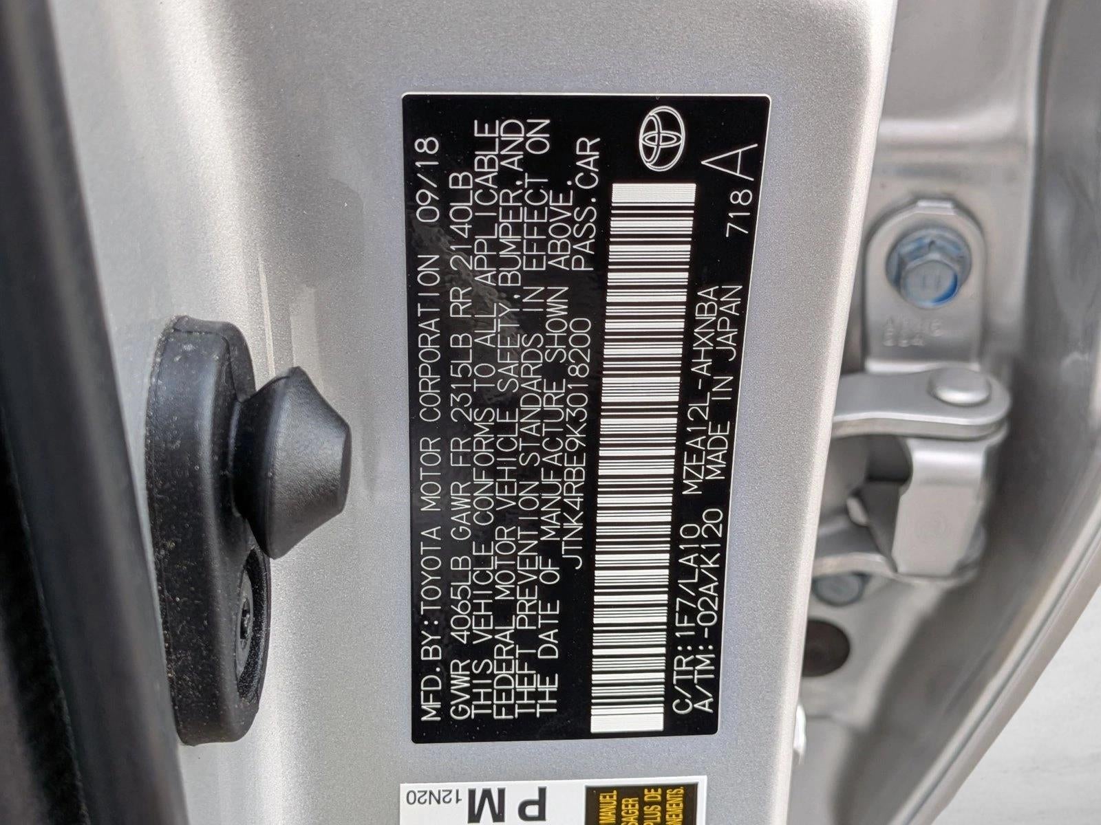 2019 Toyota Corolla Hatchback XSE CVT (Natl)