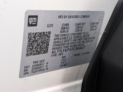 2026 Chevrolet Trax FWD 4dr LS