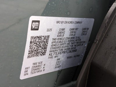 2026 Chevrolet Trax FWD 4dr LS