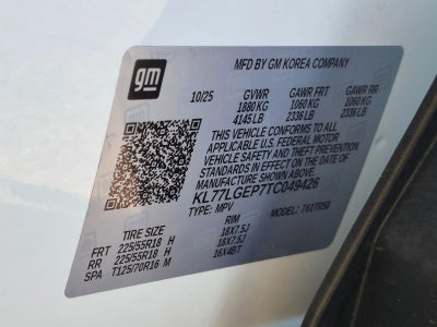 2026 Chevrolet Trax FWD 4dr 1RS