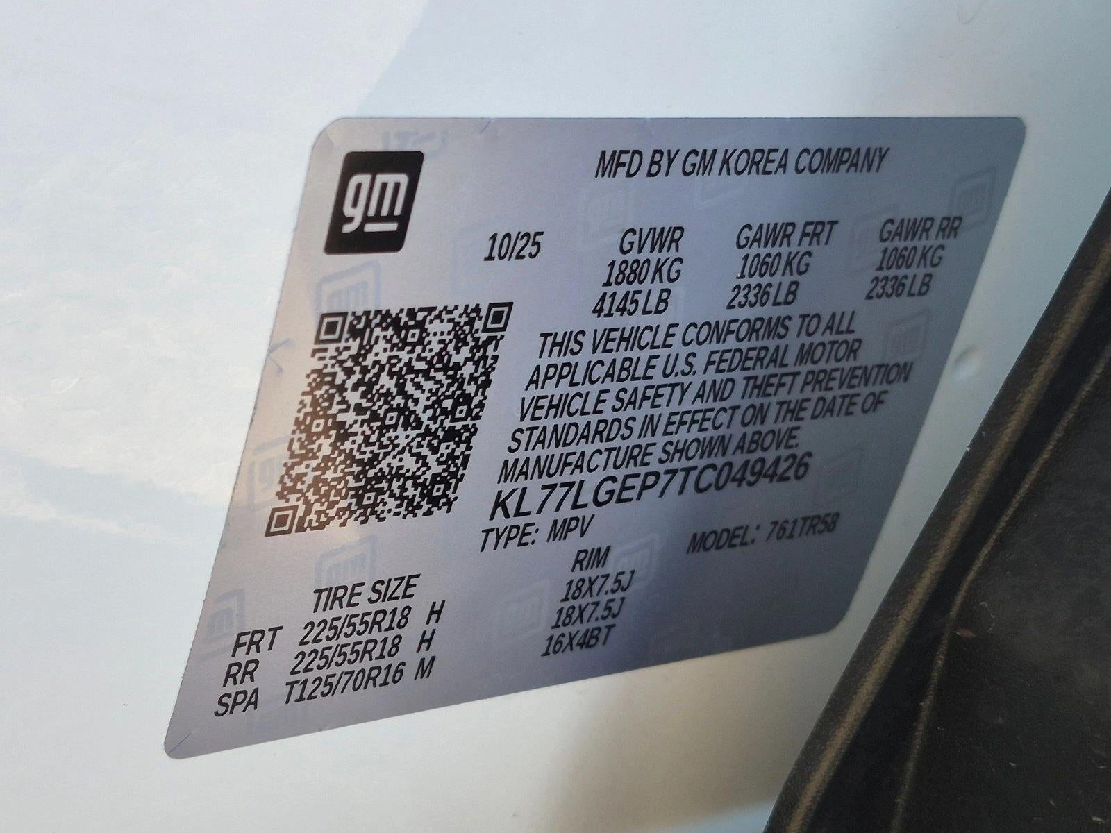 2026 Chevrolet Trax FWD 4dr 1RS