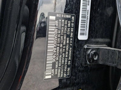 2016 Porsche Macan AWD 4dr S