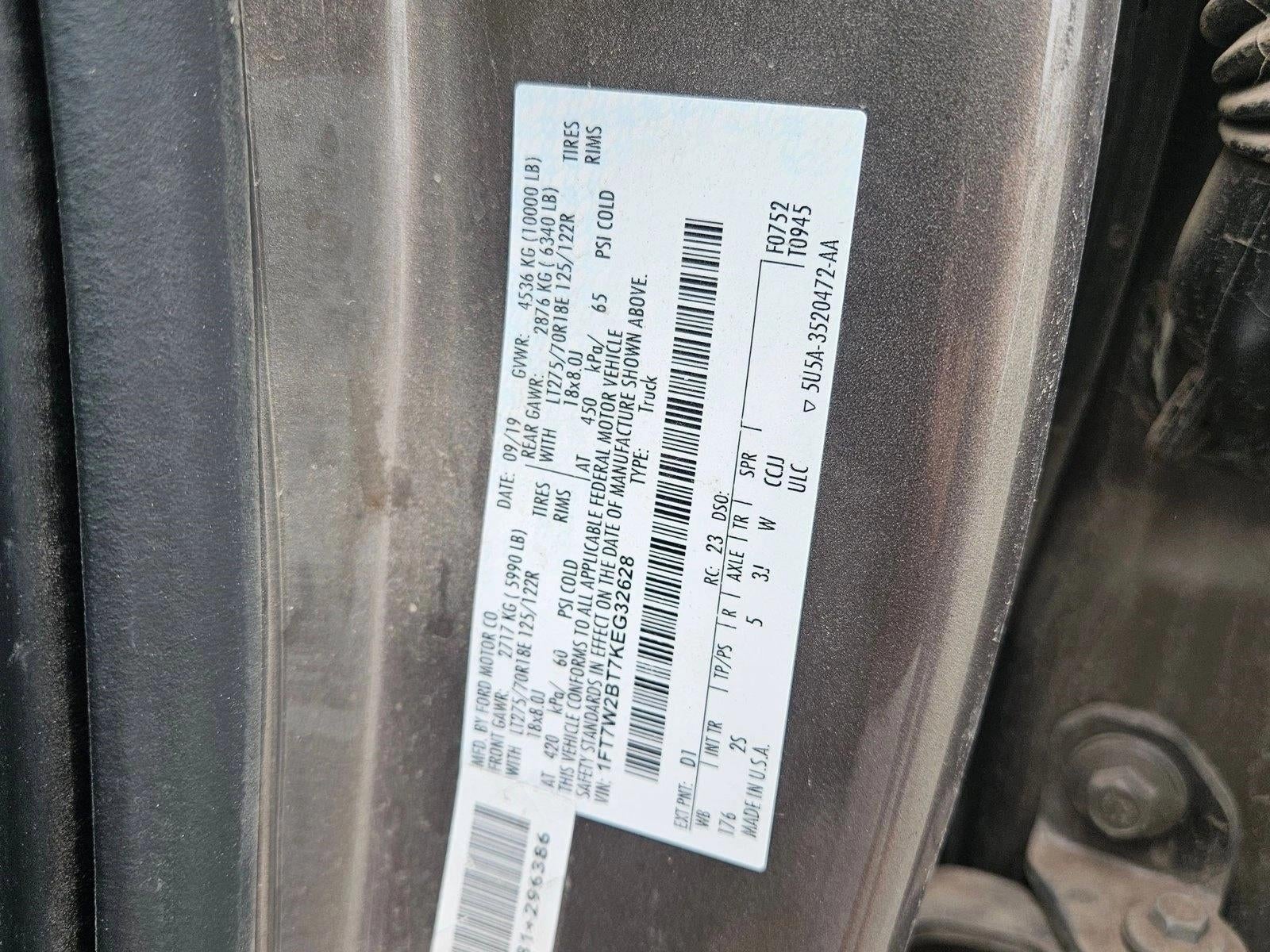 2019 Ford Super Duty F-250 SRW XL