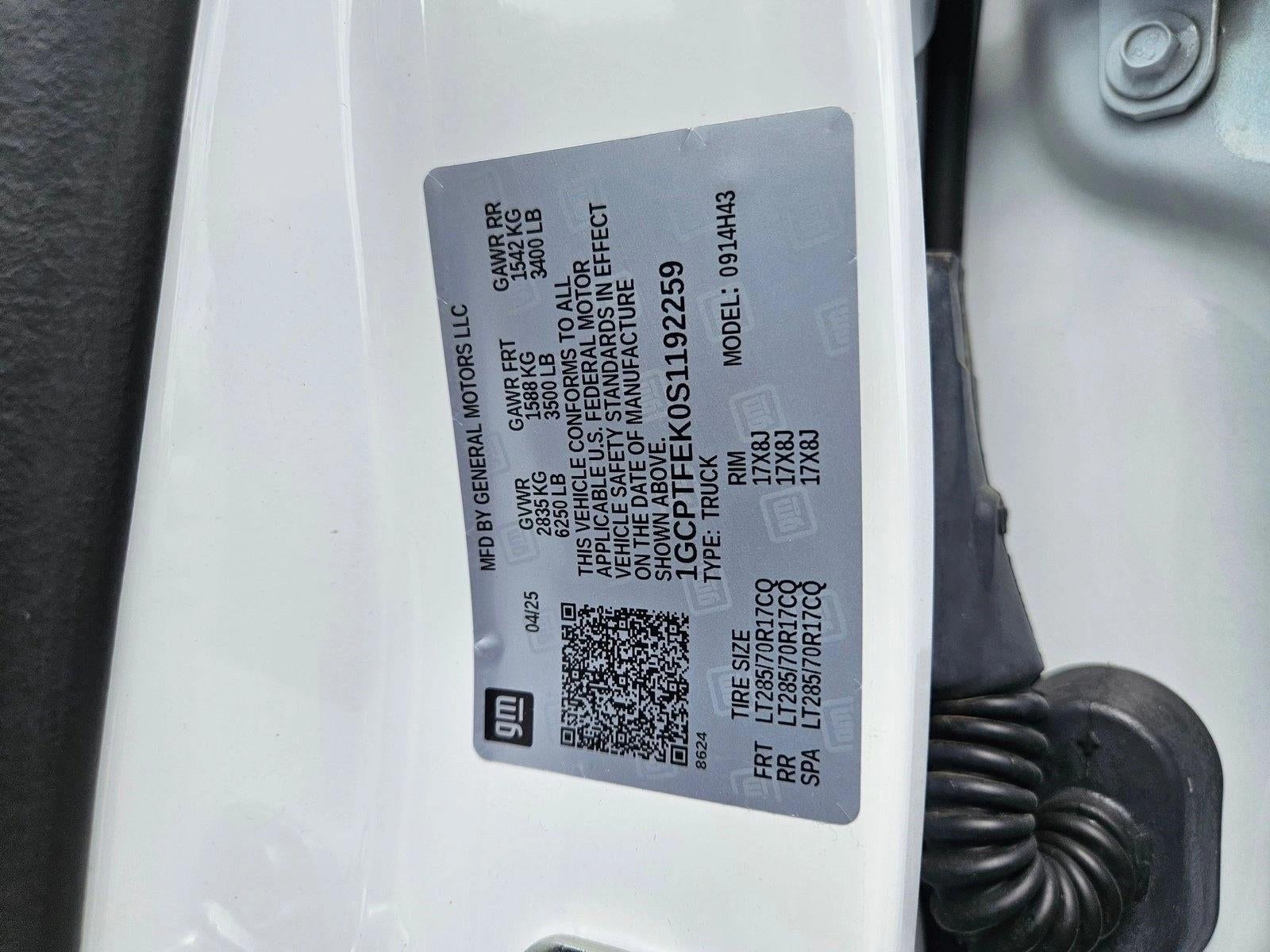 2025 Chevrolet Colorado ZR2