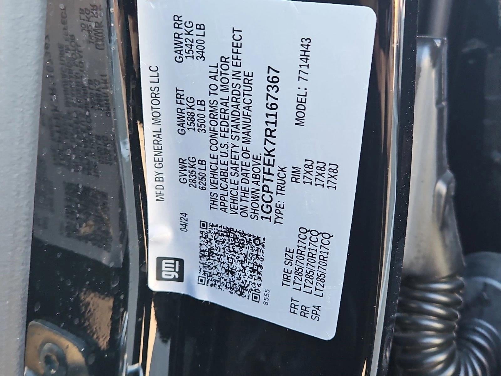 2024 Chevrolet Colorado ZR2