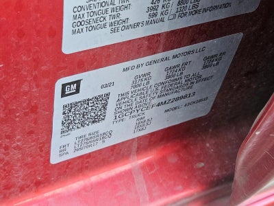 2021 Chevrolet Silverado 1500 Custom Trail Boss