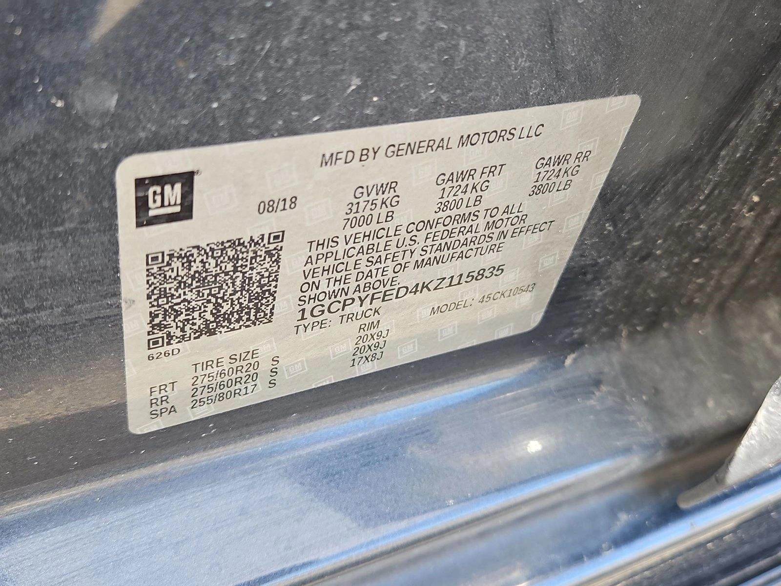 2019 Chevrolet Silverado 1500 LT Trail Boss