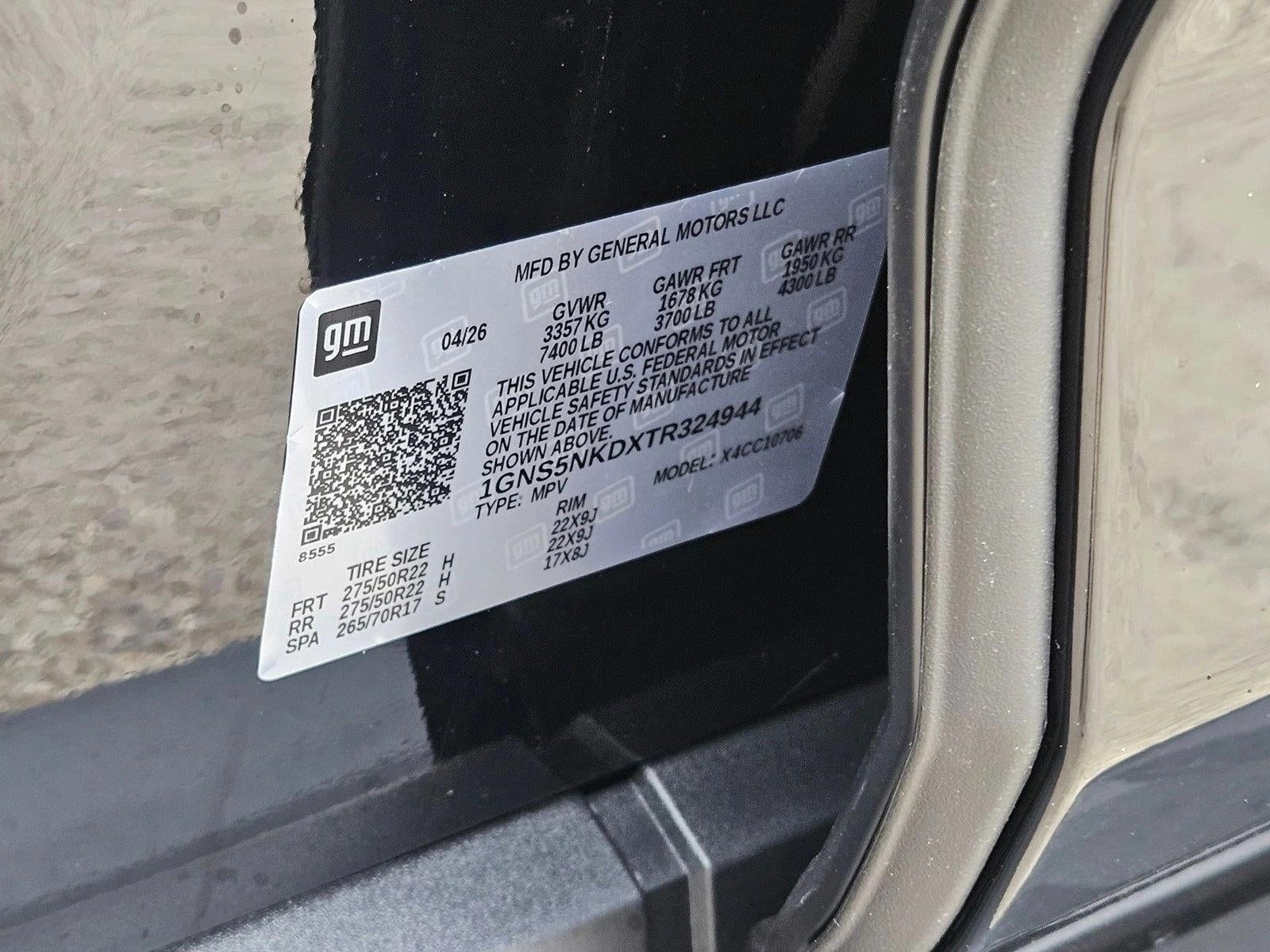 2026 Chevrolet Tahoe LT