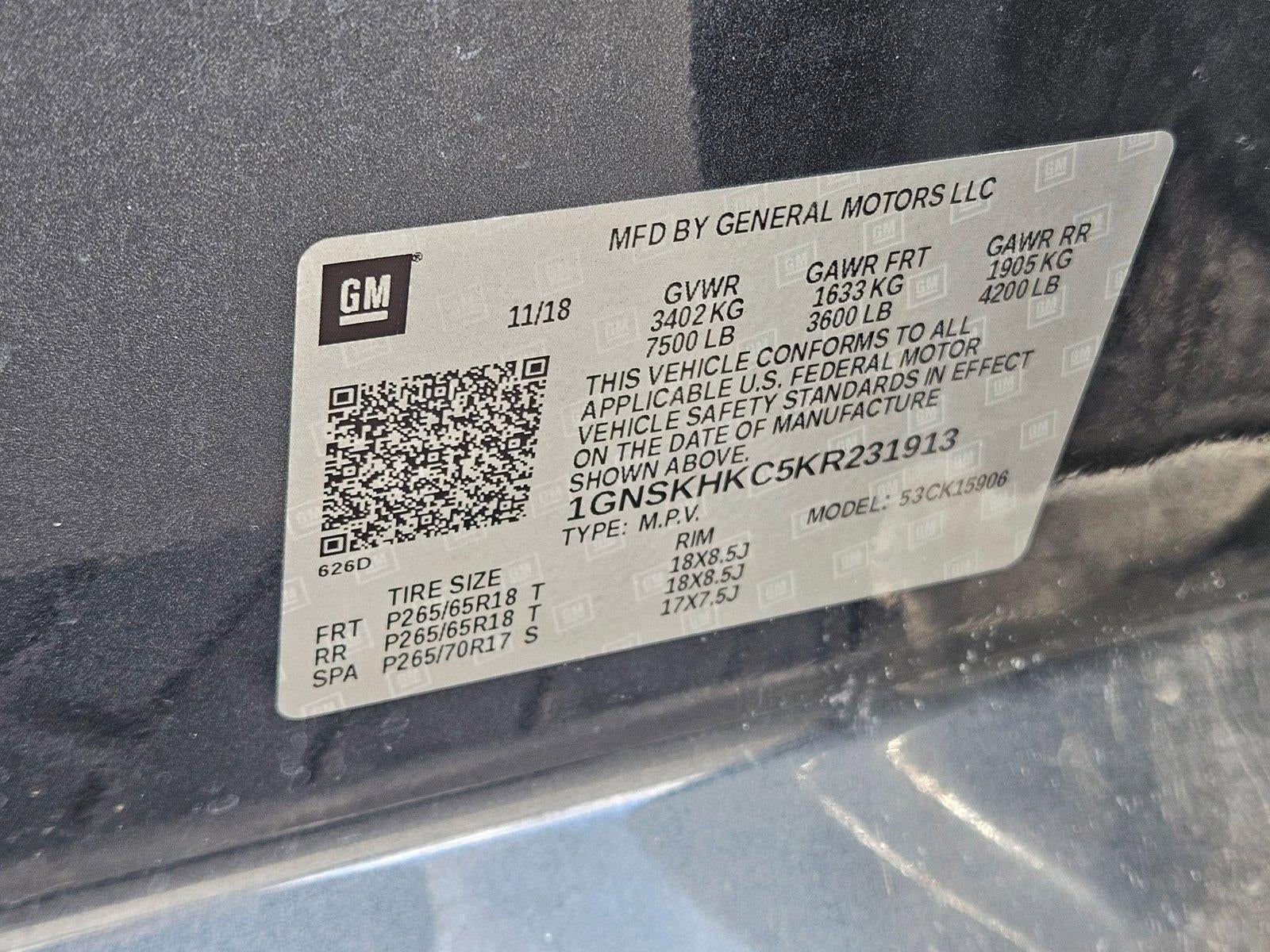 2019 Chevrolet Suburban LT