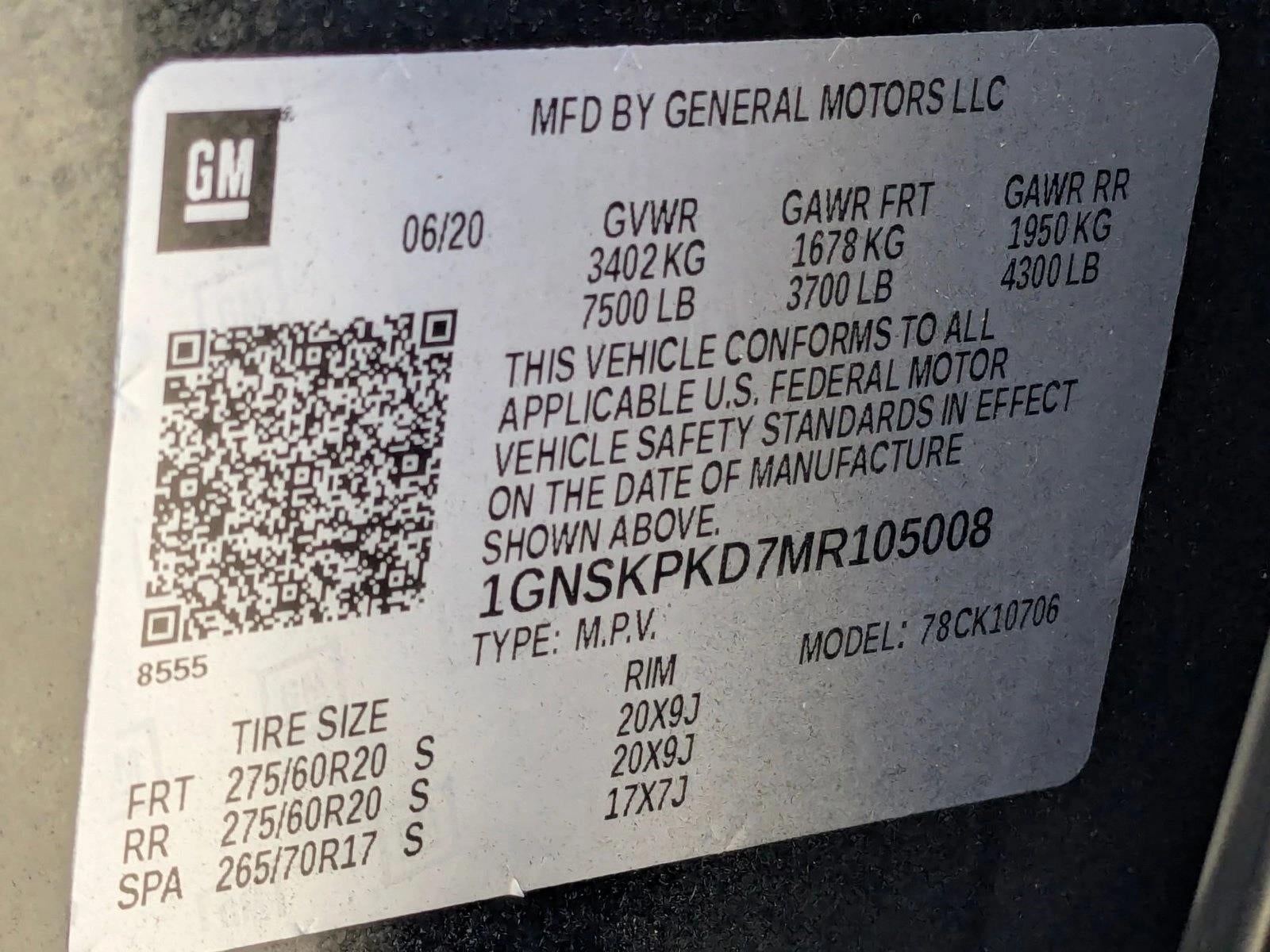 2021 Chevrolet Tahoe Z71