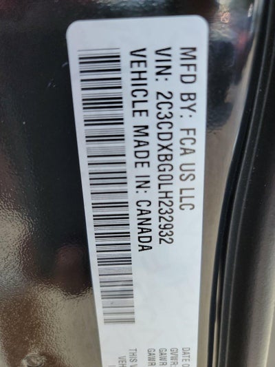 2020 Dodge Charger SXT RWD