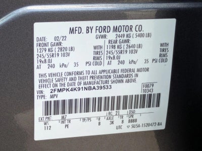 2022 Ford Edge Titanium