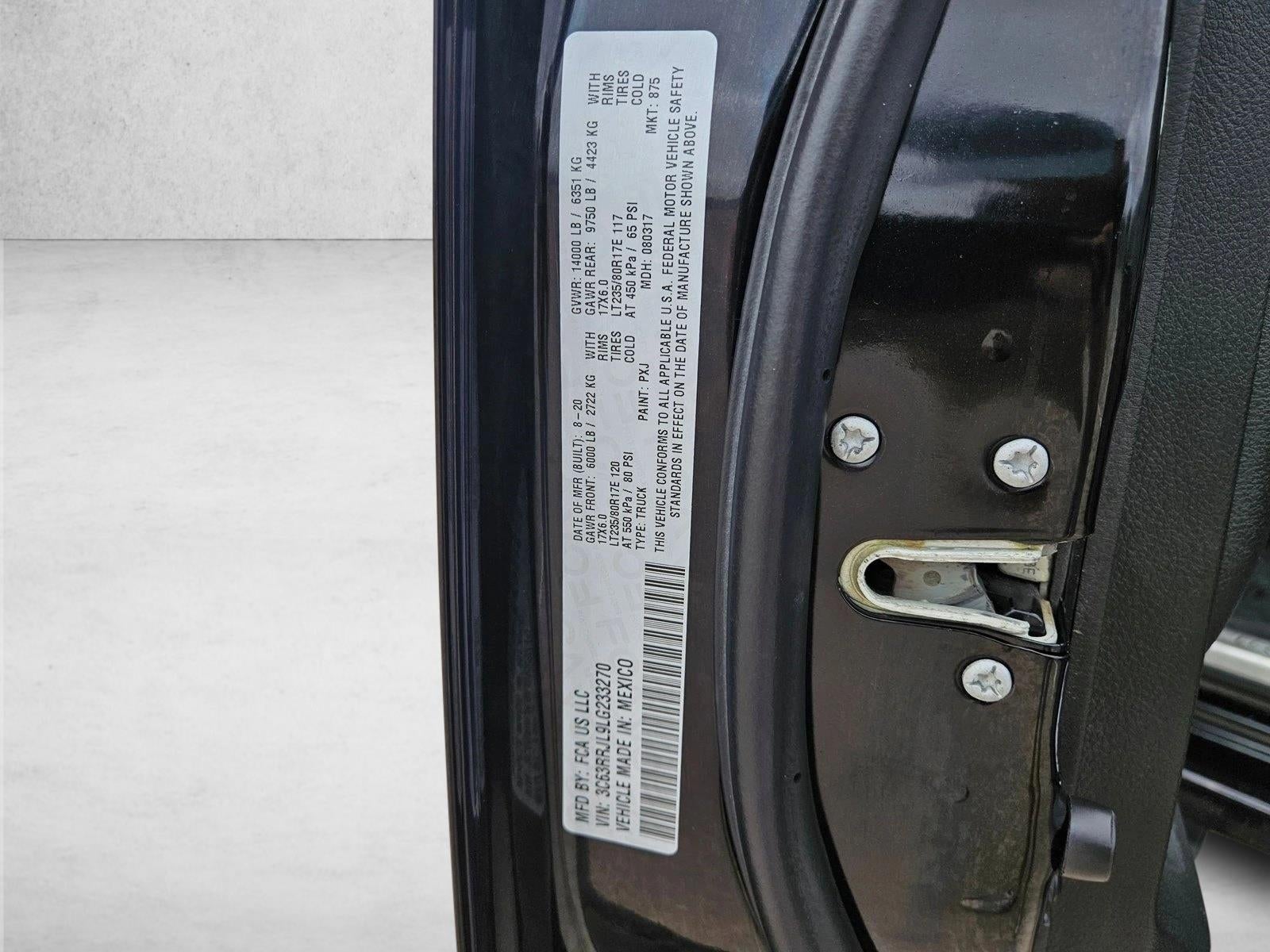 2020 RAM 3500 Laramie Crew Cab 4x4 8' Box