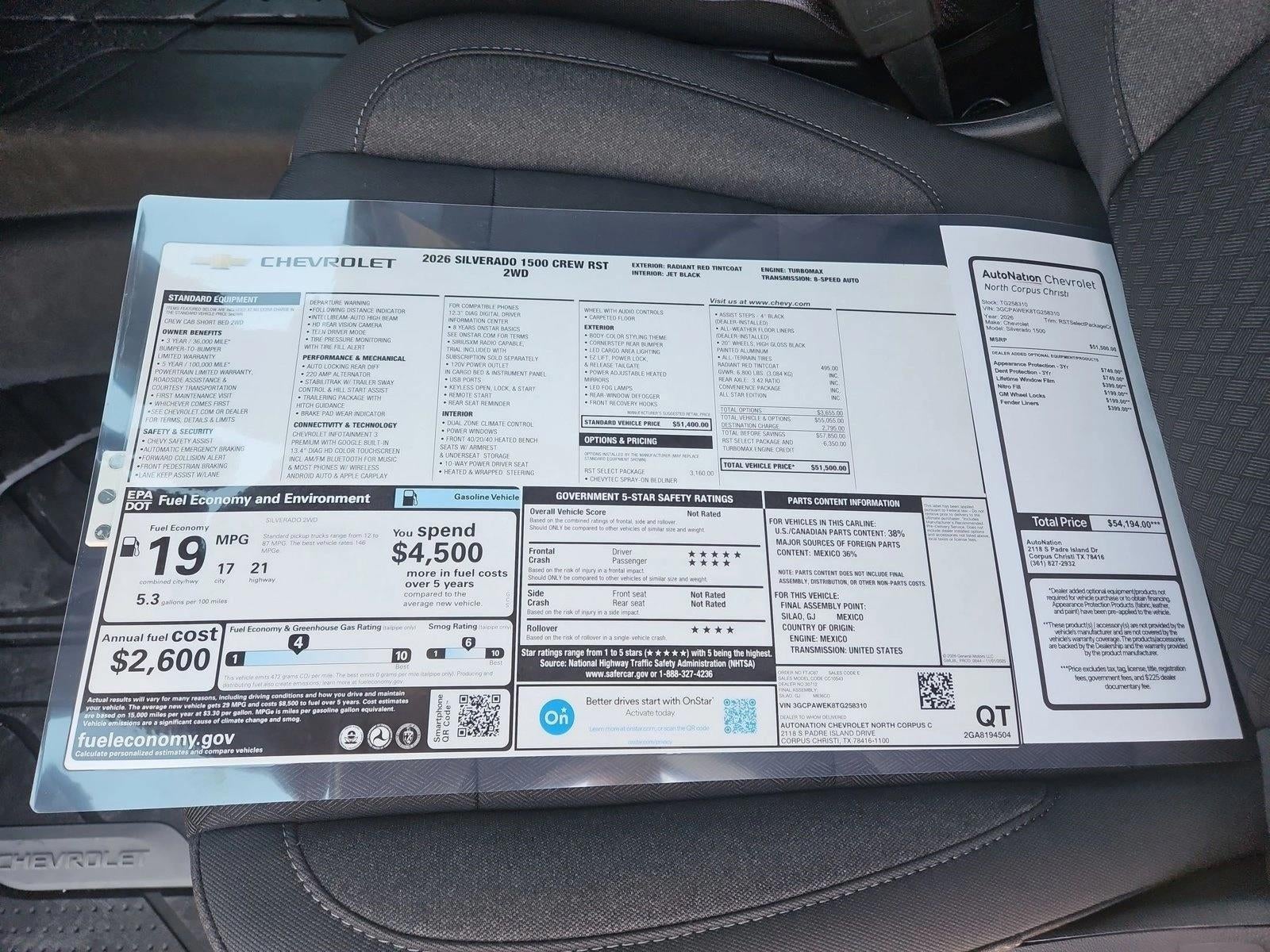 2026 Chevrolet Silverado 1500 RST