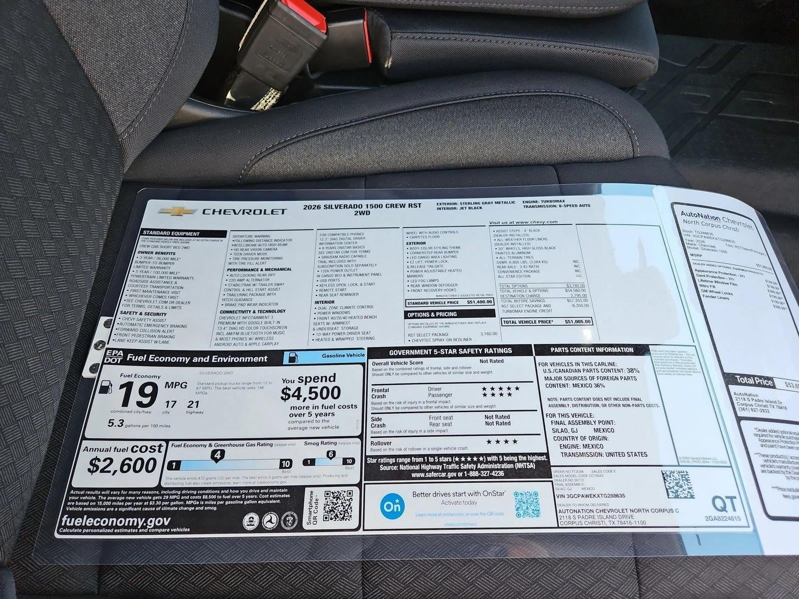 2026 Chevrolet Silverado 1500 RST