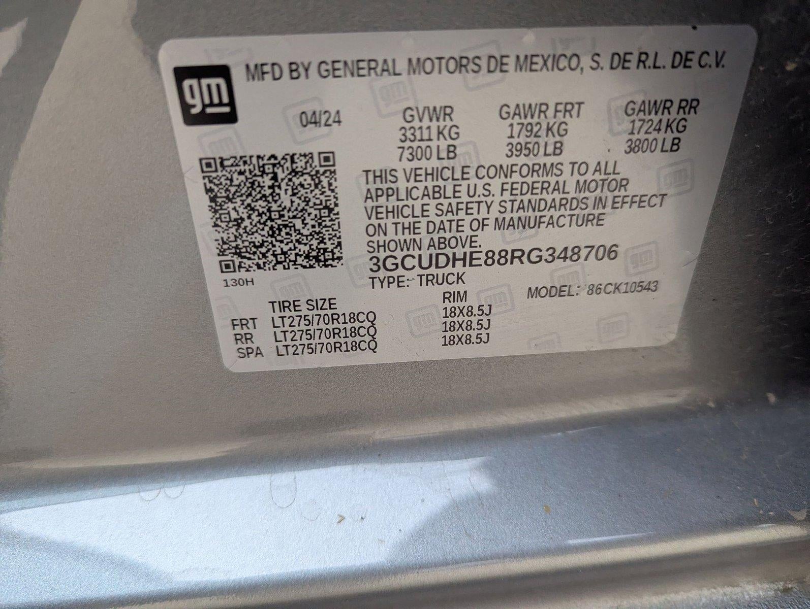 2024 Chevrolet Silverado 1500 ZR2