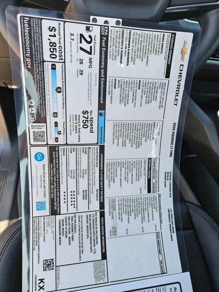 2026 Chevrolet Equinox LT