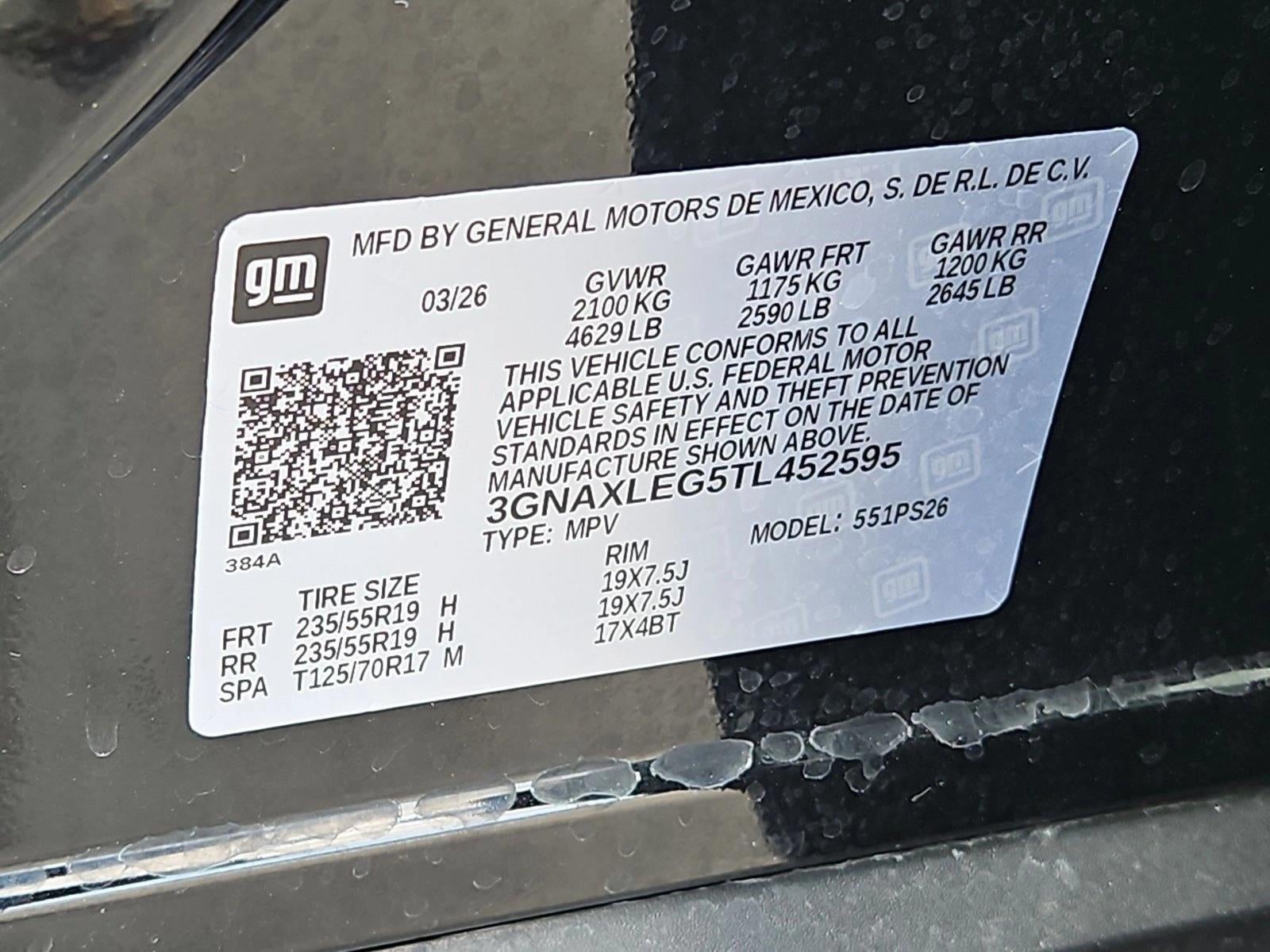 2026 Chevrolet Equinox RS