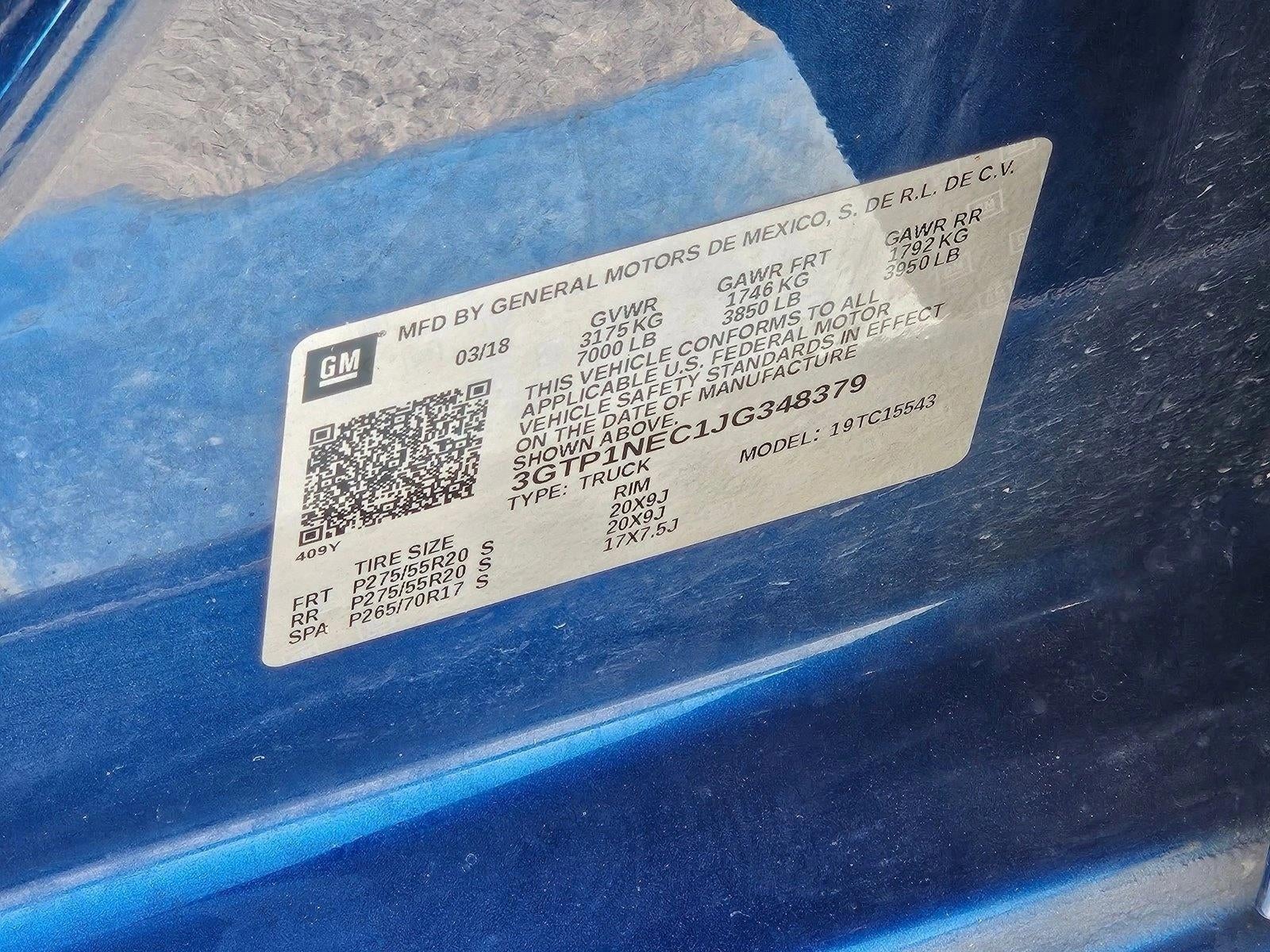 2018 GMC Sierra 1500 SLT