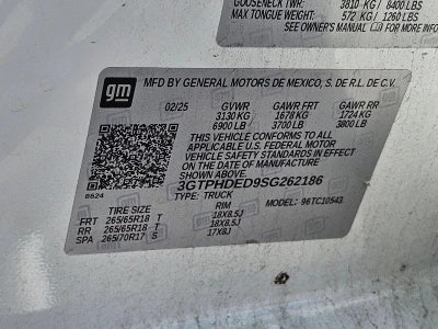 2025 GMC Sierra 1500 SLT