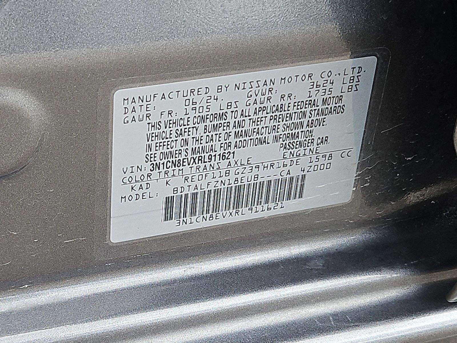 2024 Nissan Versa SV