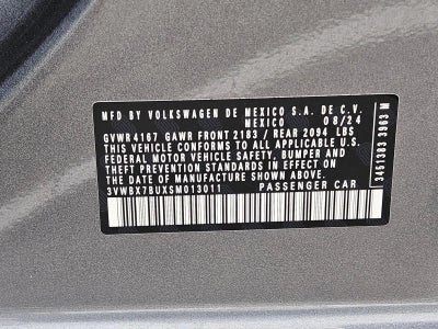 2025 Volkswagen Jetta Sport