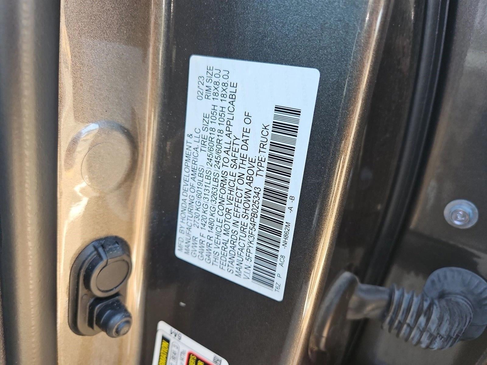 2023 Honda Ridgeline RTL