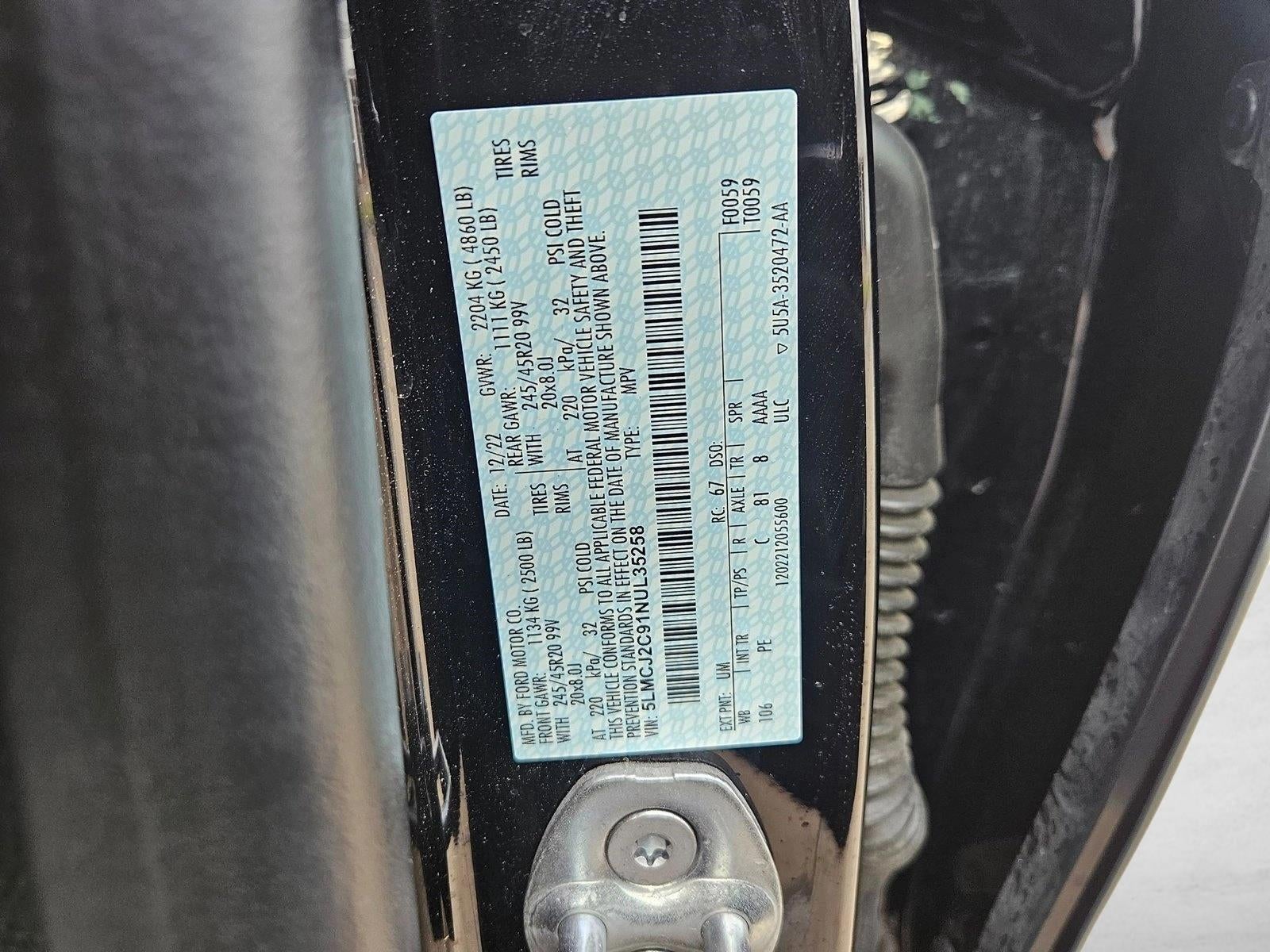 2022 Lincoln Corsair Reserve