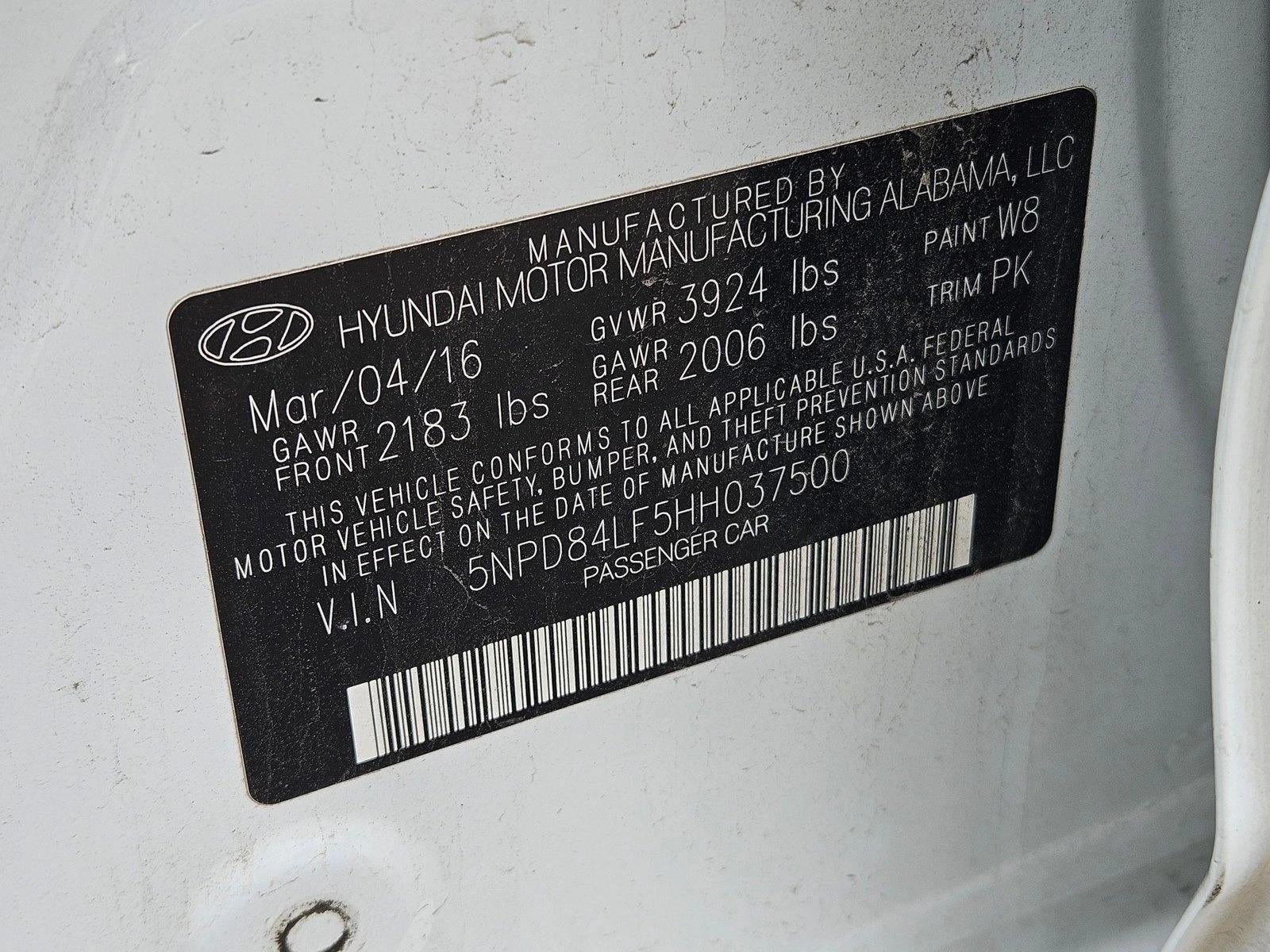 2017 Hyundai Elantra SE