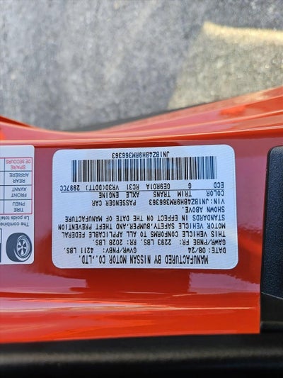 2024 Nissan Z Performance Auto