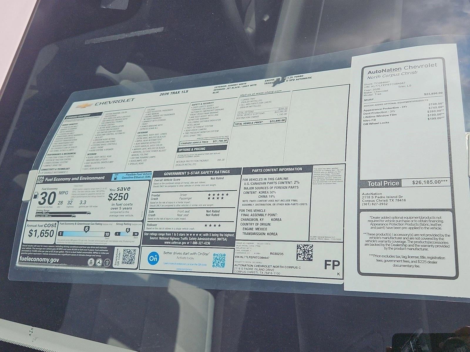 2026 Chevrolet Trax LS