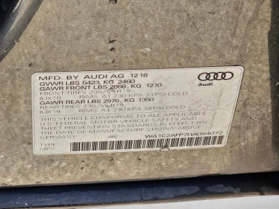 2017 Audi Q5 2.0T Premium