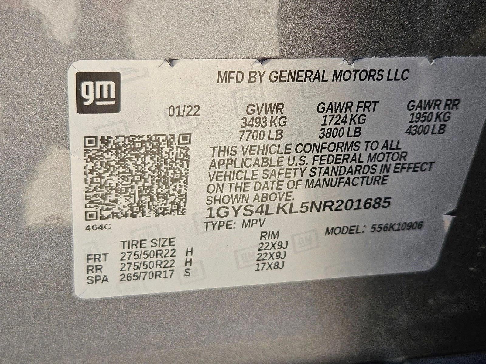 2022 Cadillac Escalade ESV Premium Luxury