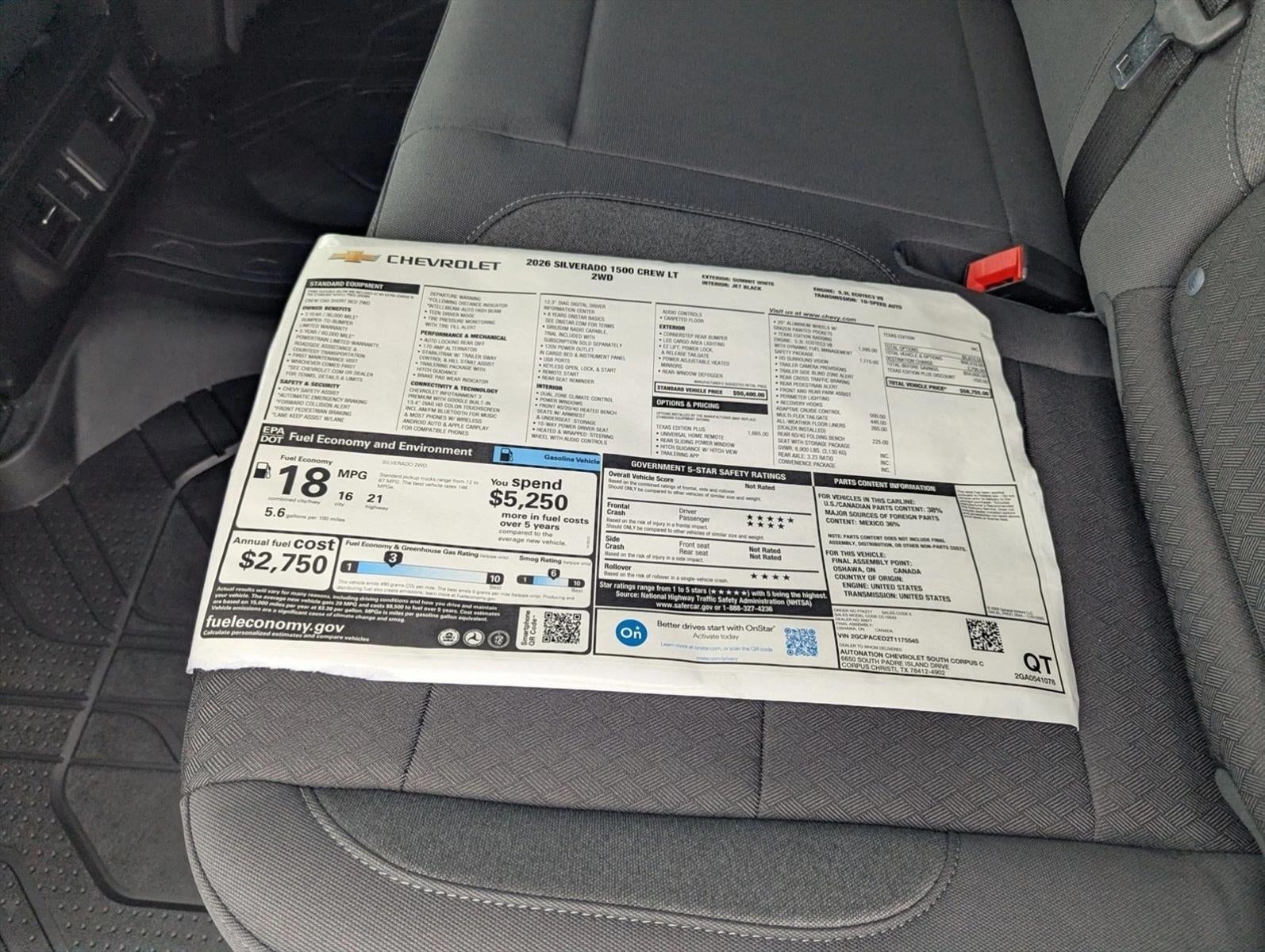 2026 Chevrolet Silverado 1500 LT