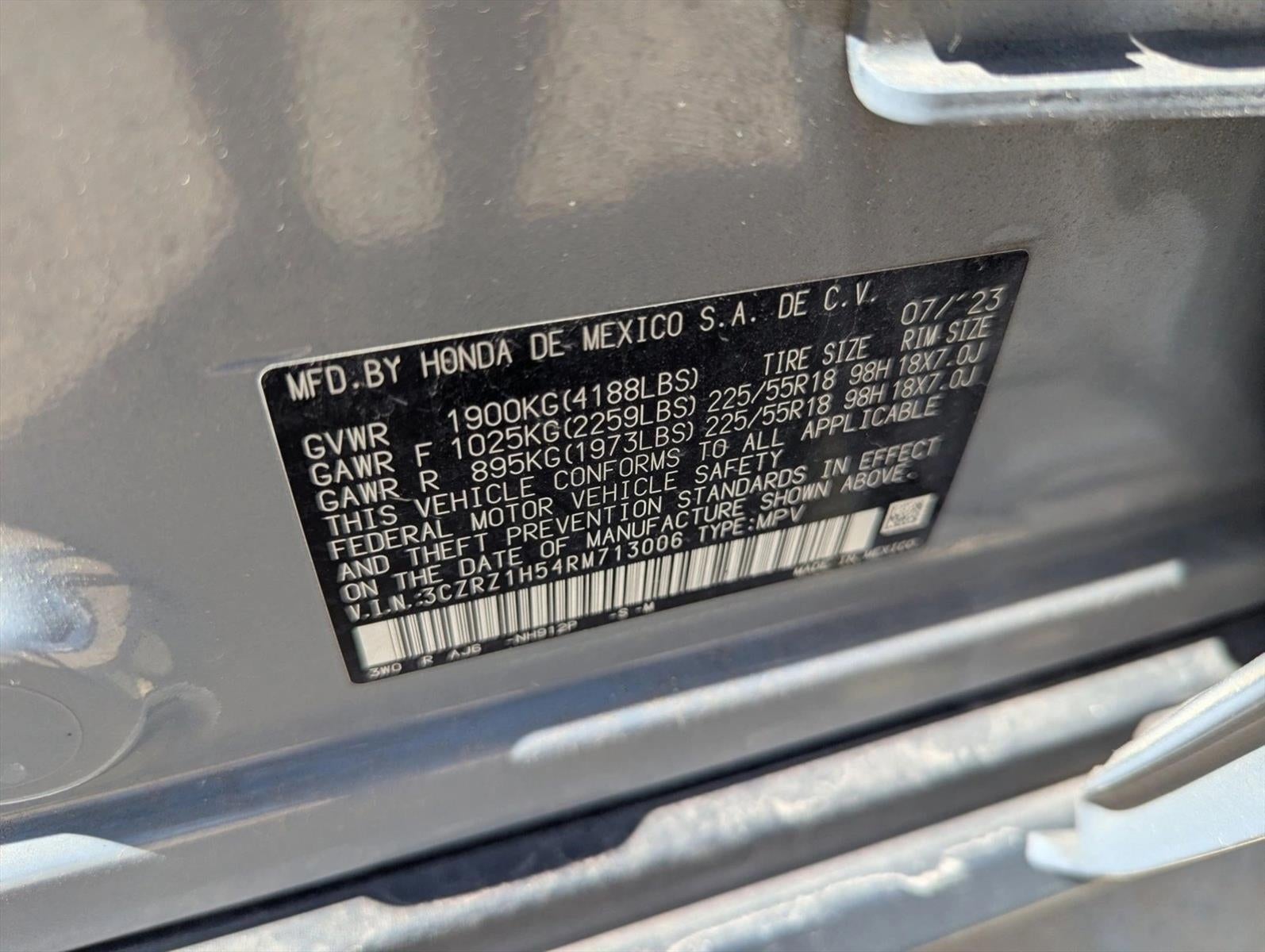 2024 Honda HR-V 2WD Sport