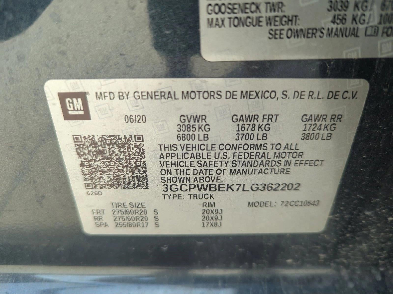 2020 Chevrolet Silverado 1500 Custom