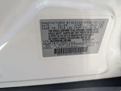 2020 Nissan Kicks SR Xtronic CVT