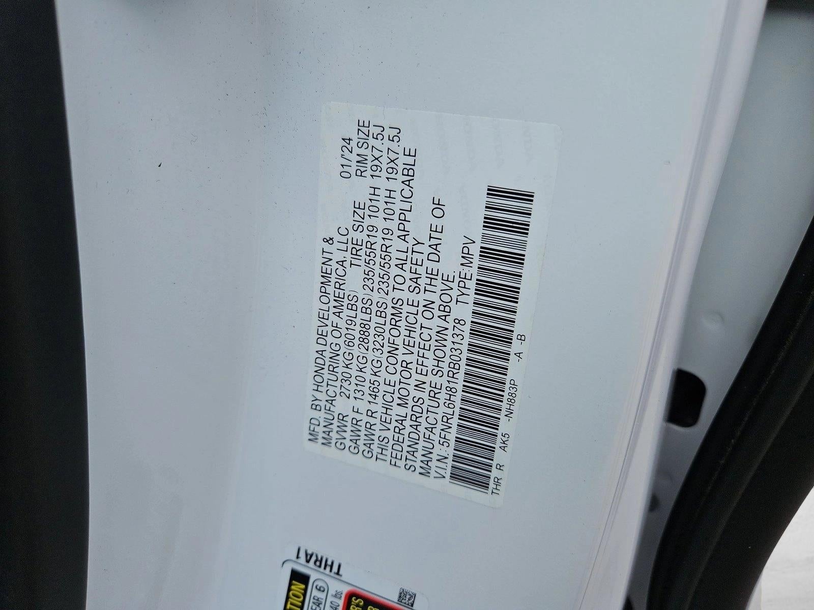 2024 Honda Odyssey Touring