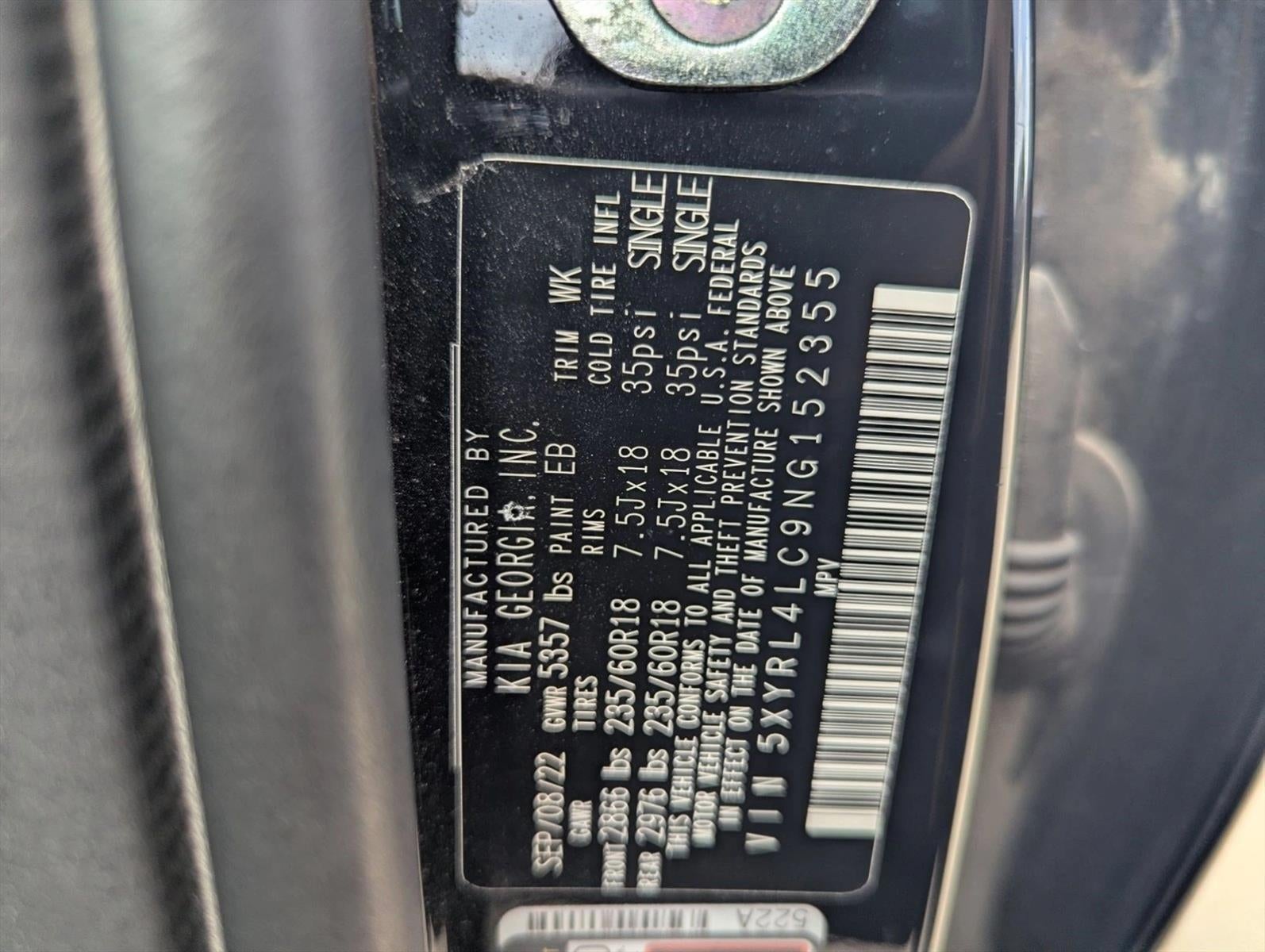2022 Kia Sorento S