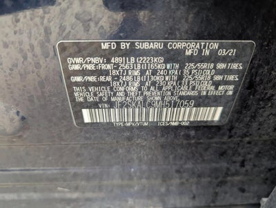 2021 Subaru Forester Sport