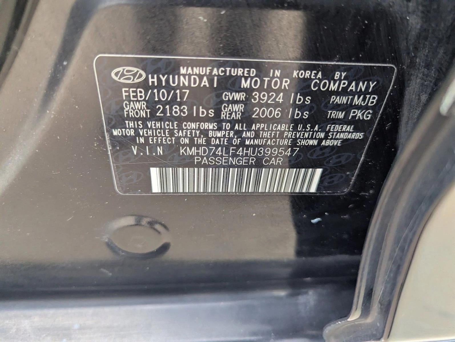 2017 Hyundai Elantra SE