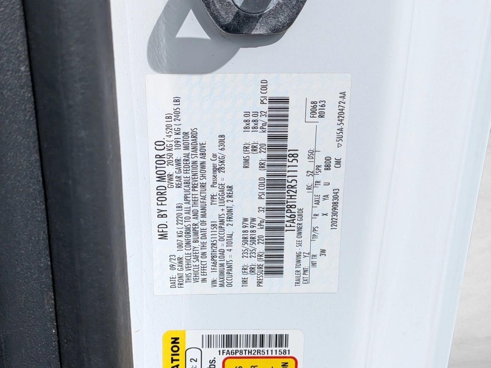 2024 Ford Mustang EcoBoost Premium Fastback