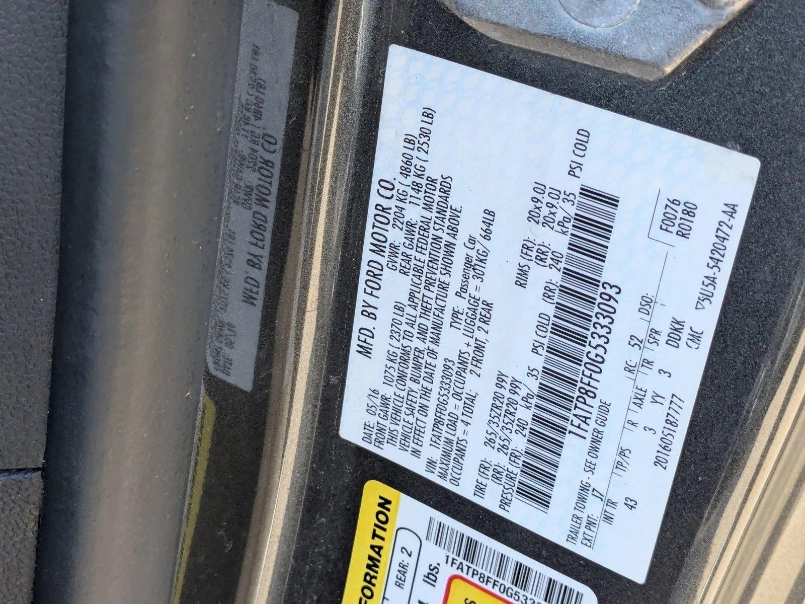 2016 Ford Mustang 2dr Conv GT Premium