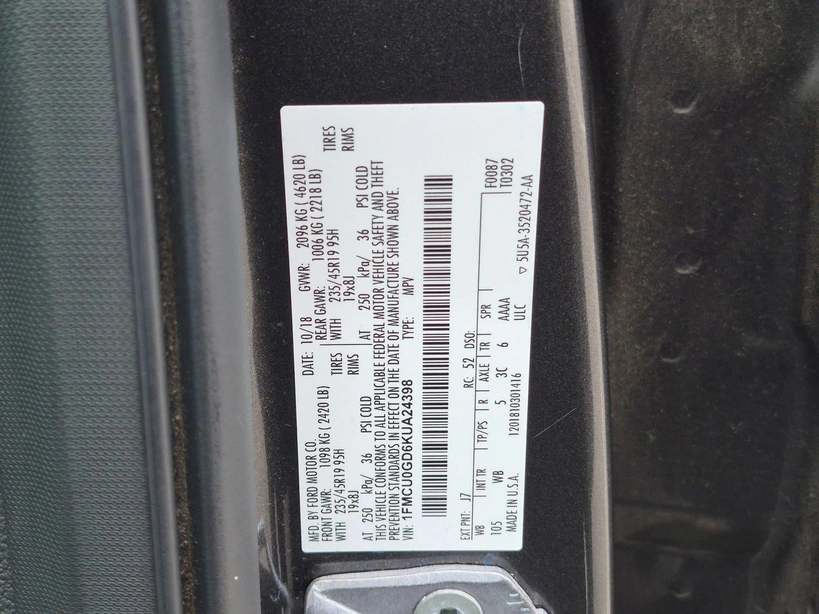 2019 Ford Escape SE FWD