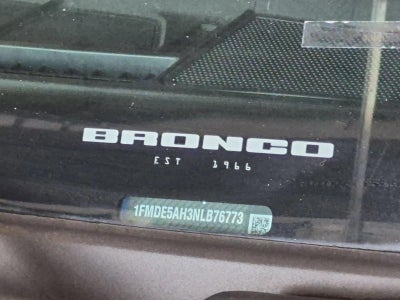 2022 Ford Bronco Base 2 Door 4x4