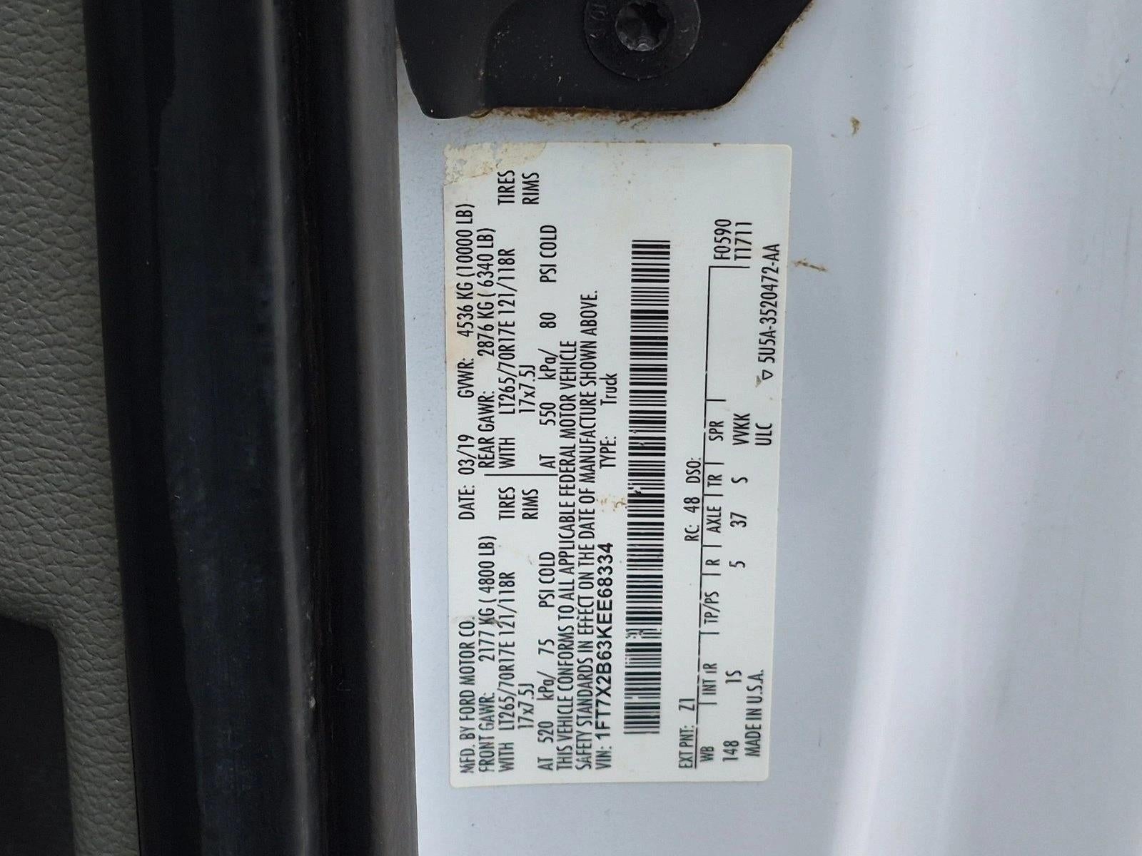 2019 Ford Super Duty F-250 SRW XL 4WD SuperCab 6.75' Box